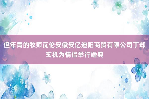 但年青的牧师瓦伦安徽安亿迪阳商贸有限公司丁却玄机为情侣举行婚典